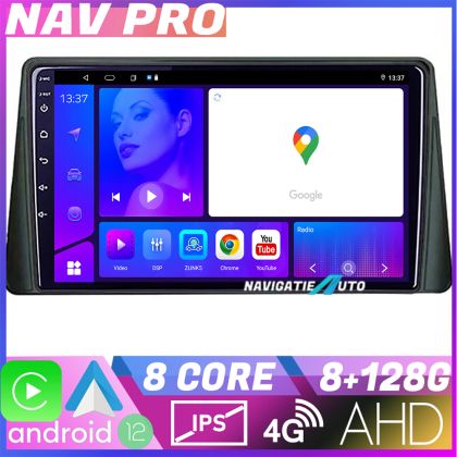 Navigatie Ford Focus 4 Kuga 2018-2023 EDOTEC-LITE Android Ecran 720P Octa Core 8+128 Carplay  Android auto