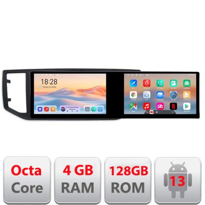 Navigatie vw crafter 2018- Kit-CRAFTER Edotec 2 ecrane  8 core 4+128 21.6 inch Incell android Wifi 5Ghz gps internet  C