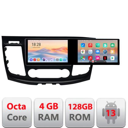 Navigatie Ford Transit 2019- varianta cu ecran de fabrica Edotec 2 ecrane  8 core 4+128 21.6 inch Incell android Wifi 5Ghz gps internet  Kit-transit-2019-b