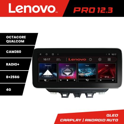 Navigatie Hyundai Tucson 2019 K-1135 Lenovo PRO 8+256 12.3 inch qled android 4G DSP gps internet