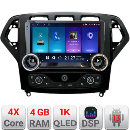 Navigatie Ford Mondeo 2007-2010 Edotec 4+64 10.5 inch Incell 1K android Wifi 5Ghz gps internet