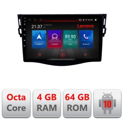 Navigatie Toyota RAV4 2008-2012 E-018 Octa Core cu Android Radio Bluetooth Internet GPS WIFI DSP 4+64GB 4G RESIGILAT