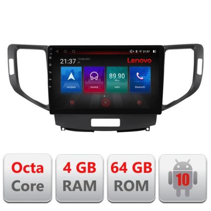 Navigatie Honda Accord 2008-2012 E-8951 Octa Core cu Android Radio Bluetooth Internet GPS WIFI DSP 4+64GB 4G RESIGILAT