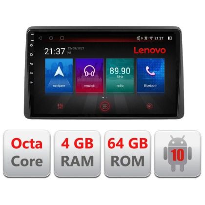 Navigatie Dacia Duster dupa 2019 E-199 Octa Core cu Android Radio Bluetooth Internet GPS WIFI DSP 4+64GB 4G v1 RESIGILAT
