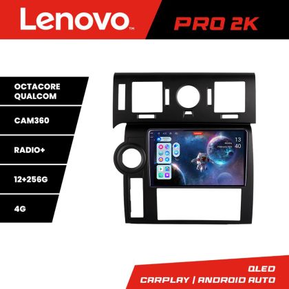 Navigatie Hummer H2 2002-2008 Lenovo 8 core QLED 2K 12+256 360 Android Waze USB Navigatie Internet Youtube Radio