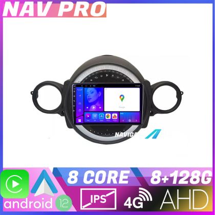 Navigatie Mini 2007 2011 EDOTEC-LITE Android Ecran 720P Octa Core 8 128 Carplay