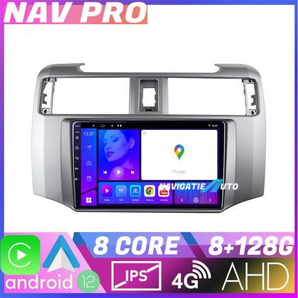 Navigatie Toyota 4runner 2009 2019 EDOTEC-LITE Android Ecran 720P Octa Core 8 128 Carplay
