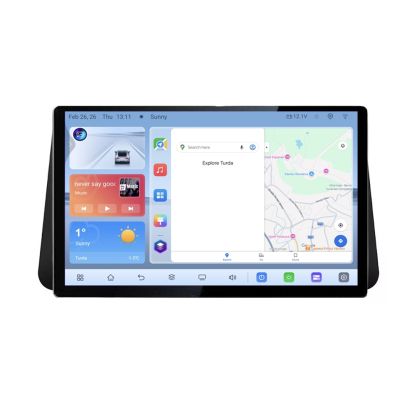 Navigatie dedicata Nissan Micra  2014-2019 Edonav ecran 13" 1K 4+64 Android Waze USB Navigatie 4G 360 Toslink Youtube Radio KI