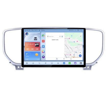 Navigatie dedicata Kia Sportage 2016-2018 N-567 Edonav ecran 13" 1K 4+64 Android Waze USB Navigatie 4G 360 Toslink Youtube Rad