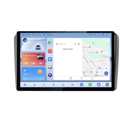 Navigatie dedicata Audi A3 8P Quad Core N-049 Edonav ecran 13" 1K 4+64 Android Waze USB Navigatie 4G 360 Toslink Youtube Radio