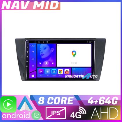 Navigatie BMW Seria 3 E90 KIT 095 EDOTEC-LITE Android Ecran 720P Octa Core 4 64 Carplay