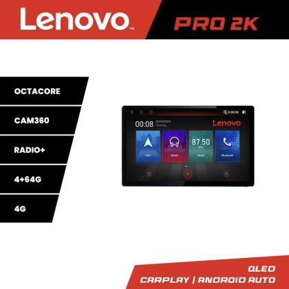 Navigatie Renault Express Lenovo PRO 4+64 13 inch 2K android 4G DSP gps internet  8Core