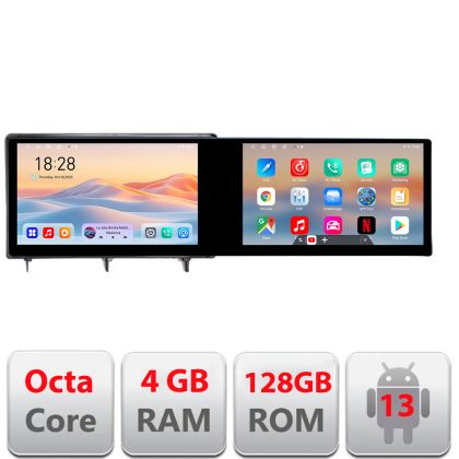 Navigatie Honda Civic 2022- Edotec Incell 1K 10.5 inch  8 core 4+128 carplay android auto radio internet kit-civic2022+EDT-E211-RK+kit-10-9