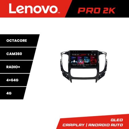 Navigatie Mitsubishi L200 2014-2020 Lenovo Kit-1094 8 core QLED 2K 4+64 360 Android Waze USB Navigatie Internet Youtube Radio v1