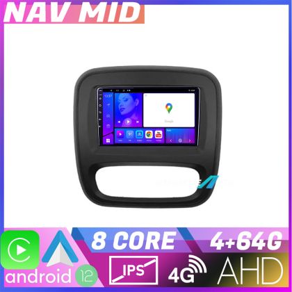 Navigatie Renault Trafic 2014 2017 KIT rt09 EDOTEC-LITE Android Ecran 720P Octa Core 4 64 Carplay v1