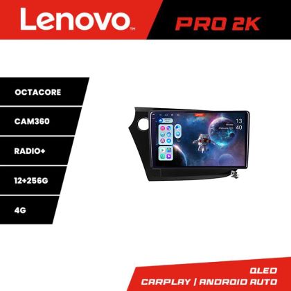 Navigatie Honda Insight 2009-2014 Lenovo Kit-insight 8 core QLED 2K 12+256 360 Android Waze USB Navigatie Internet Youtube Radio