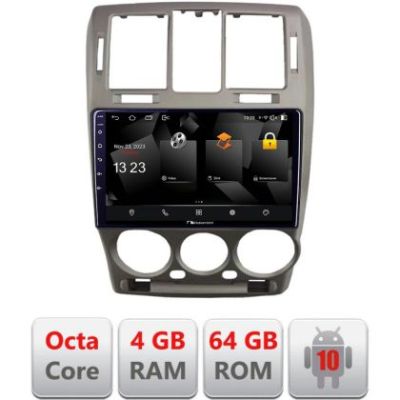 Navigatie Hyundai Getz 2002-2010 Android Octa Core 720p 4+64 DSP 360 camera carplay android auto