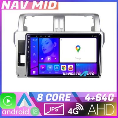 Navigatie Toyota Landcruiser J150 Prado 2014 2017 KIT 065 EDOTEC-LITE Android Ecran 720P Octa Core 4 64 Carplay
