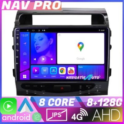 Navigatie Toyota Land Cruiser V8 L200 2009-2020 EDOTEC-LITE Android Ecran 720P Octa Core 8+128 Carplay  Android auto