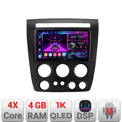 Navigatie Hummer H3  4+64 InCell Display 1K Quad Core Android Waze USB Navigatie Internet Youtube Radio Kit-h3+EDT-E209-RK