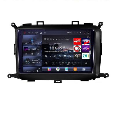 Navigatie Kia Carens 2013-2018 Edotec Kit-2023 8 core QLED 2K 12+256GB 360 Android Waze USB Navigatie Internet Youtube Radio