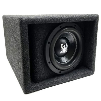 Subwoofer pasiv cu incinta, Phoenix Gold, 500 w rms, 1500 w max, difuzor 8", bass reflex