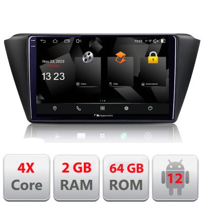 Navigatie Skoda Fabia 2015- 5230-541 Android Ecran 720P Quad Core 2+64 carplay android auto