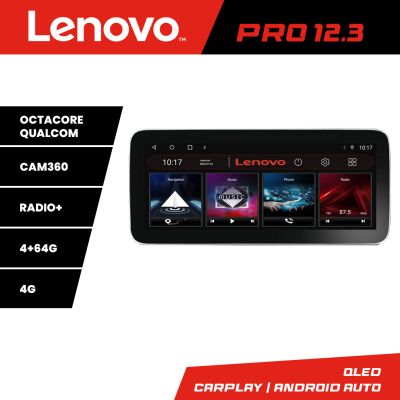 Navigatie Ford Transit 2019- varianta cu radio cd simplu Lenovo PRO 4+64 12.3 inch qled android 4G DSP gps internet  Kit-transit-2019-a