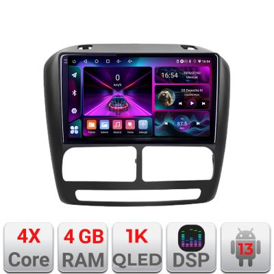 Navigatie Fiat Doblo 2010-2017 si Opel Combo 2010-2017 4+64 InCell Display 1K Quad Core Android Waze USBNavigatie Internet Youtube V1