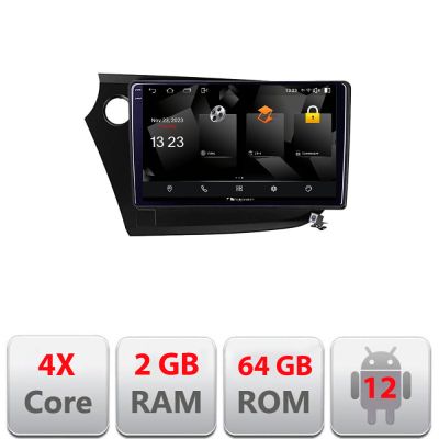 Navigatie Honda Insight 2009-2014 5230-insight Android Ecran 720P Quad Core 2+64 carplay android auto