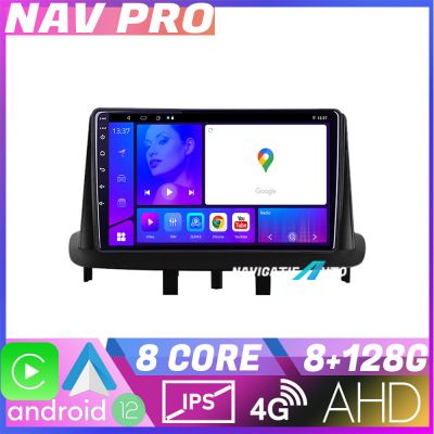 Navigatie Renault Megane 3 KIT 145 EDOTEC-LITE Android Ecran 720P Octa Core 8 128 Carplay