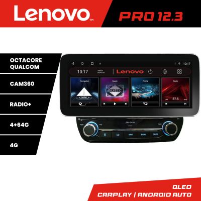 Navigatie dedicata Edonav Ford Fiesta 2020-  Lenovo PRO 4+64 12.3 inch qled android 4G DSP gps internet  Kit-fiesta-2020