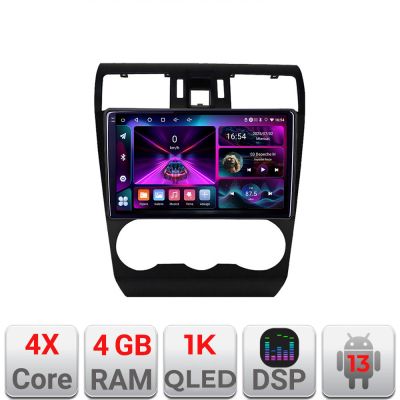 Navigatie Subaru Subaru Forester Impreza XV 2013 2013 A-062  4+64 InCell Display 1K Android Waze USB Navigatie Internet Youtube Radio
