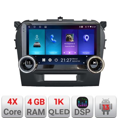 Navigatie Suzuki Grand Vitara 2016- Kit-2265 Edotec  4+64 10.5 inch Incell 1K android Wifi 5Ghz gps internet