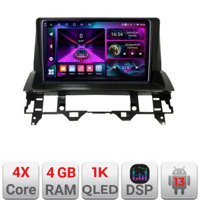 Navigatie Mazda 6 2004-2008 A-MZD6  4+64 InCell Display 1K Android Waze USB Navigatie Internet Youtube Radio