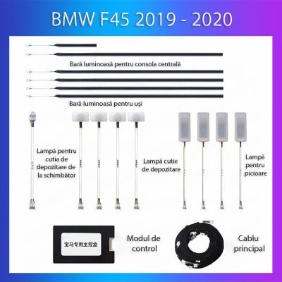 Lumini Ambientale BMW Seria 2 2019-2020 dedicat set complet control telefon sau sistem original