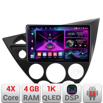 Navigatie Ford Focus 1 1998-2004 Android radio gps internet 4+64 InCell Display 1K kit-focus1+EDT-E209-RK