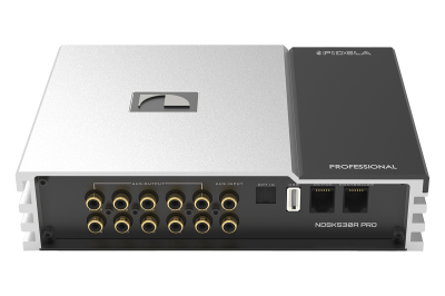 Amplificator cu DSP Nakamichi FDSK530A-PRO 8x35 watts rms în 4 ohmi, 10 canale, fibră optică, usb, BT audio