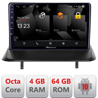 Navigatie Peugeot 3008 5008 Nakamichi NAM5510 Qled Octa Core 720p 4+64 DSP 360 camera carplay android auto