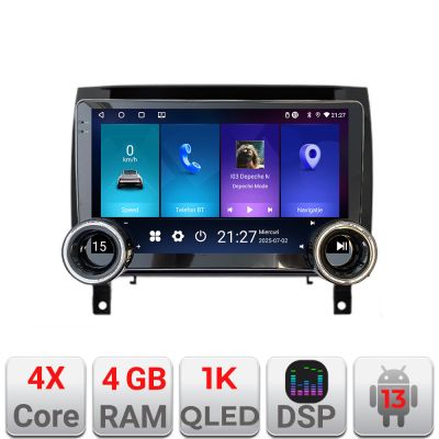 Navigatie Mercedes SLK 2004-2011 Kit-SLK Edotec  4+64 10.5 inch Incell 1K android Wifi 5Ghz gps internet