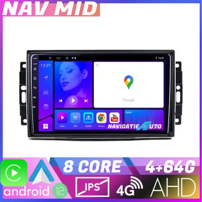 Navigatie Chrysler Jeep KIT 202 EDOTEC-LITE Android Ecran 720P Octa Core 4 64 Carplay v3