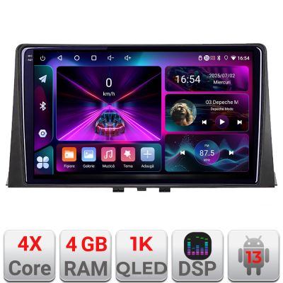 Navigatie Citroen Berlingo 2019-2021 A-berlingo18 4+64 InCell Display 1K Android Waze USBNavigatie Internet Youtube Radio V1