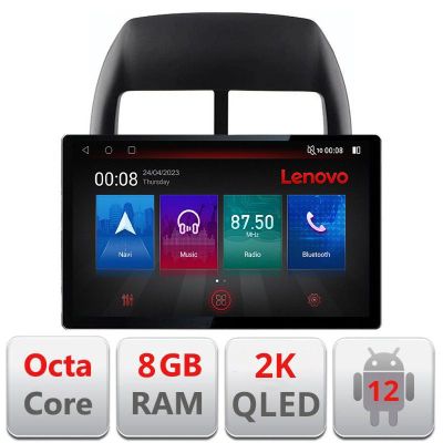 Navigatie Mistubishi ASX N-026 ecran 13" 2K 8+128 Android Waze USB Navigatie 4G 360 Toslink Youtube Radio KIT-