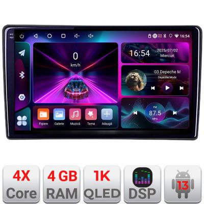 Navigatie Citroen C3 intre anii 2018- A-C3  4+64 InCell Display 1K Android Waze USB Navigatie Internet Youtube Radio