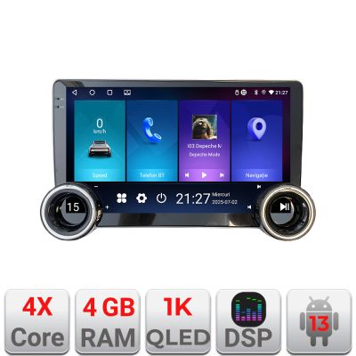 Navigatie Citroen C3 2022- Edotec 4+64 10.5 inch Incell 1K android Wifi 5Ghz gps internet