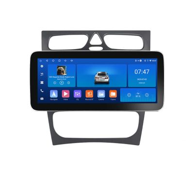Navigatie Mercedes C W203 2000-2004 K-clk Edotec 4+64 12.3 inch Incell 1K android Wifi 5Ghz gps internet  Q