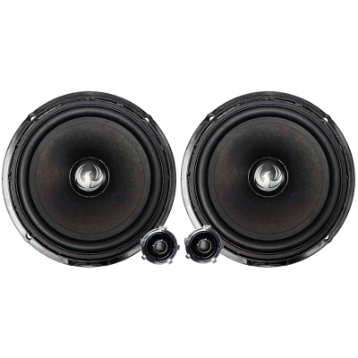 Kit de difuzoare pe 2 căi VW 6” (160 mm) cu filtre si cabluri plug & play 60W RMS/120W MAX 4Ohm Phoenix Gold ZDSW6CS v3