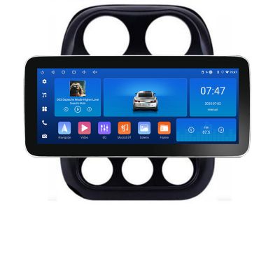 Navigatie Jeep Compass 2010-2016 Manual K-2500 Edotec 4+64 12.3 inch Incell 1K android Wifi 5Ghz gps internet 32