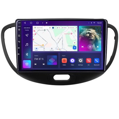 Navigatie Hyundai I10 2007-2013 Android radio gps internet quad core 4+64 carplay android auto KIT-i10-2007+EDT-E309v3