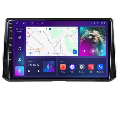 Navigatie Toyota Corolla/Auris 2018- B-388 Android Ecran QLED octa core 4+64 carplay android auto KIT-388+EDT-E310V3